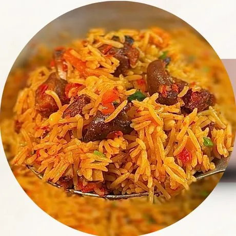 Asun rice, My Kitchen Lagos